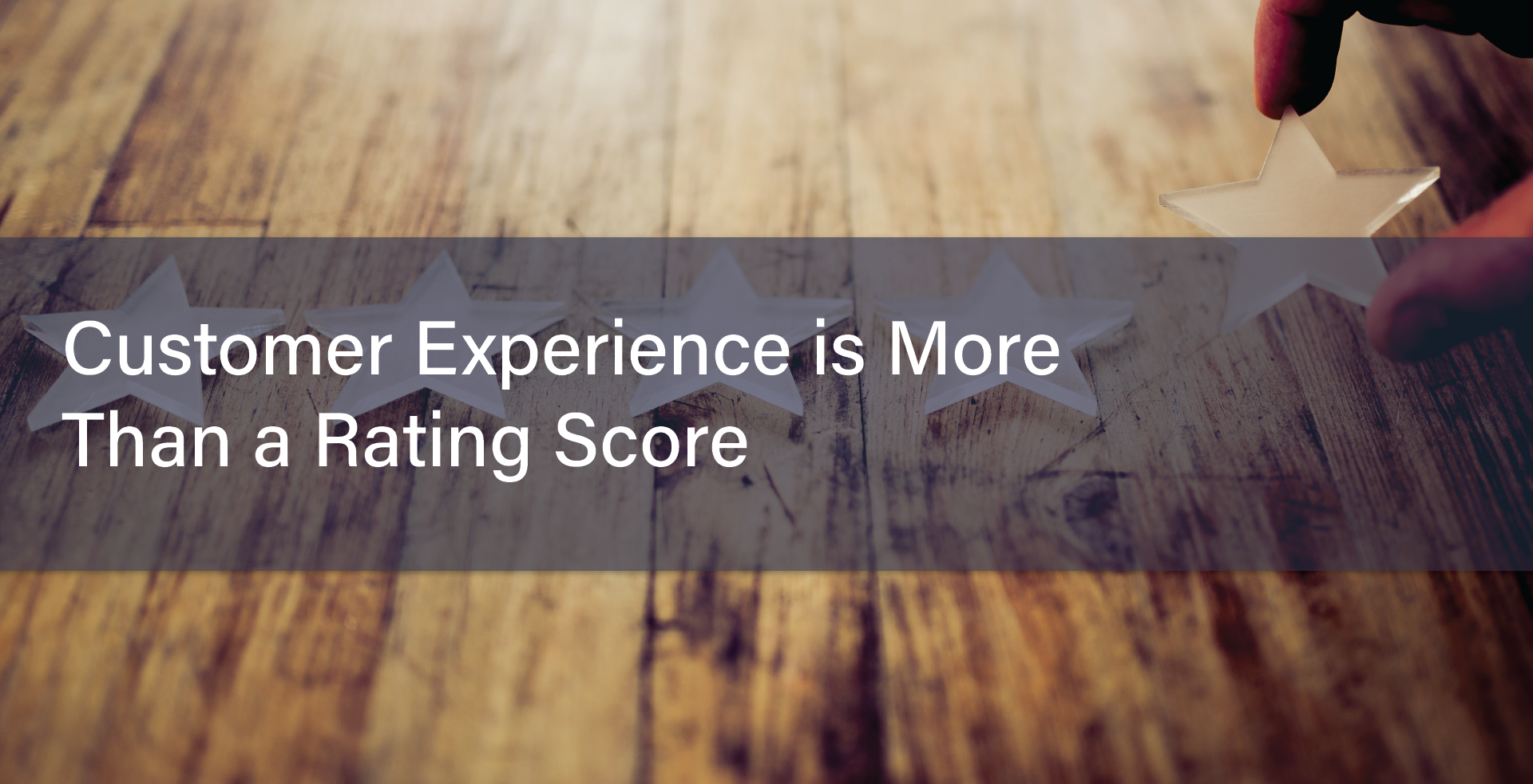 Customer Feedback Scores: Customer Experience is More than a Rating Score