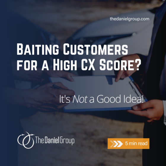 Is Your Customer Feedback Program Really Making Your Company Better? Baiting Customer for a High CX Score? It's not a good idea!