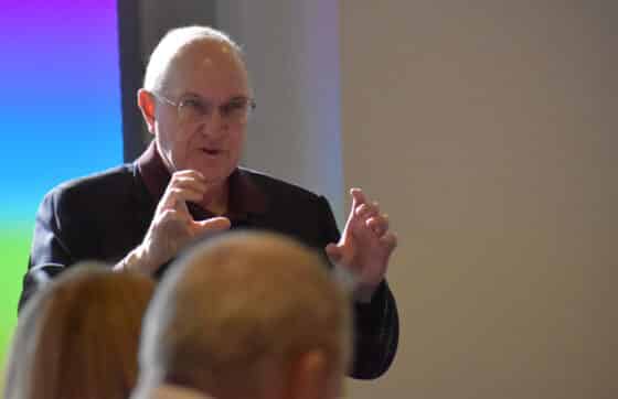 Fred Reichheld, author of Winning on Purpose, and the creator of the Net Promoter System, speaks to attendees about how to implement NPS the right way.