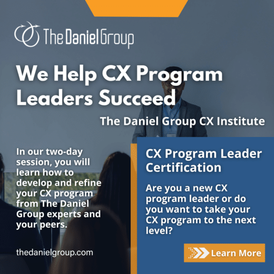 CX Training and Coaching | CX Program Leader Certification