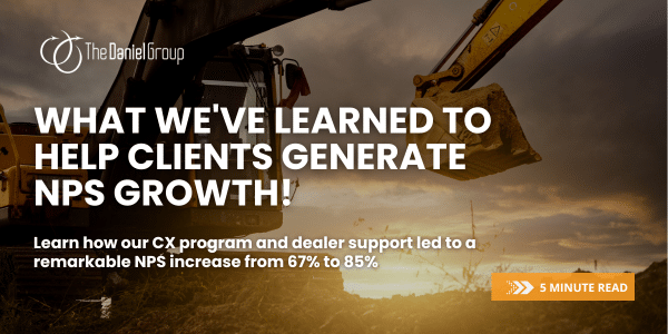 What we've learned to help clients generate NSP growth! CX Improvement Efforts