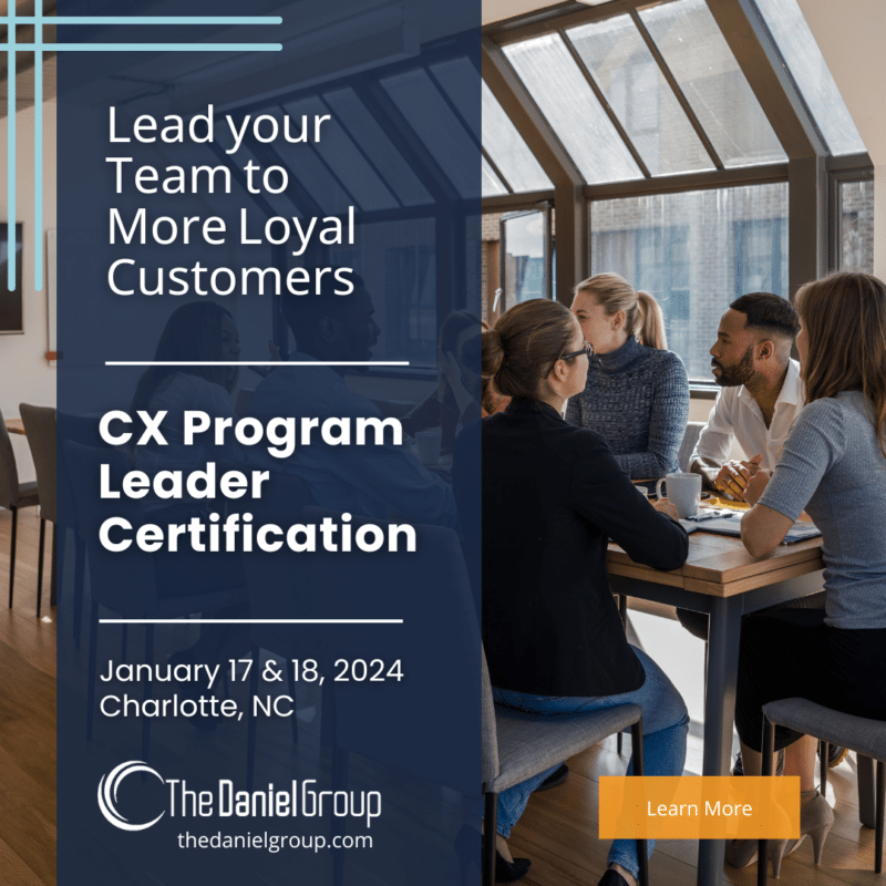 Insights on CX:: CX Program Leader Certification